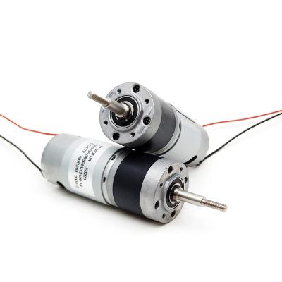 China Totally enclosed 36mm high torque 12v dc brush motor with planetary gearbox for smart closestool for sale