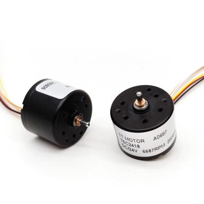 China 24mm DC 24V Totally Enclosed Brushless Motor 7500RPM for sale