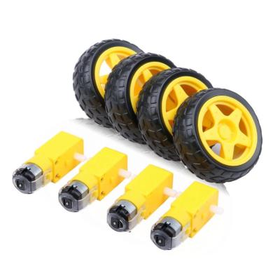 China BO Gear Waterproof Plastic Yellow Mini DC Motor For Kids Play for sale