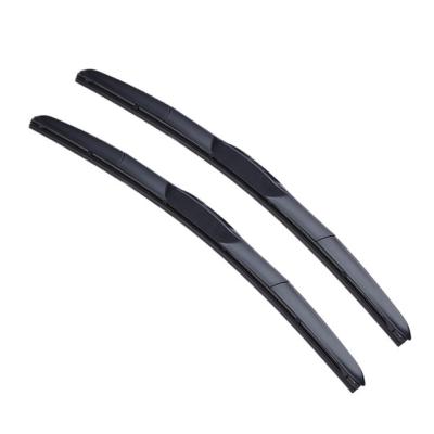 China Hard 12 Months Warranty Custom 12-28 Inch Wiper Blades Japan Type Universal Automobile Frameless Windshield Banana Glass Wipers for sale