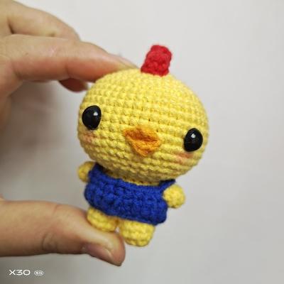 China Europe Yixianqian 2023 New 100% handmade knitted baby toy cartoon dolls characters toys for chick for sale