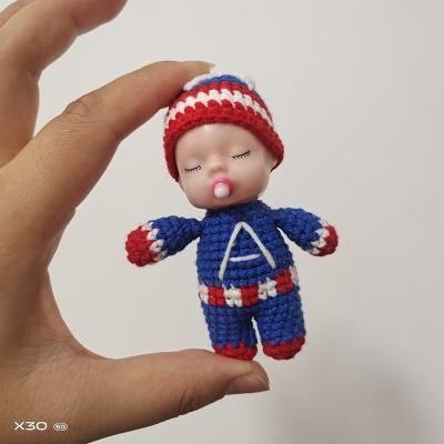 China Europe Yixianqian 2023 New 100% knitted baby toy handmade dolls for kids for Captain America for sale