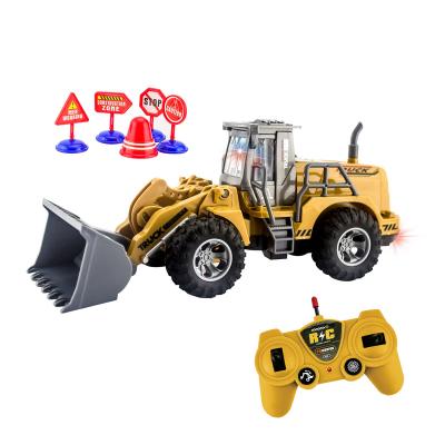 China RC hobby 5CH child car rc toys radio control construction toys construction truck bulldozer truck model for sale