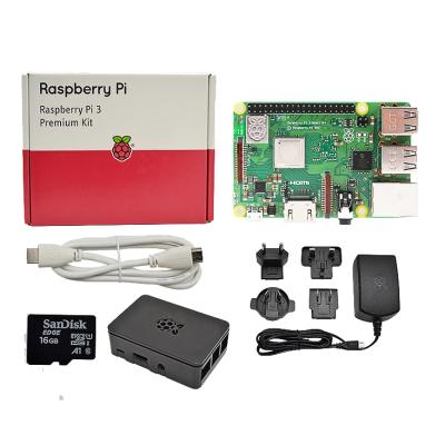 China Official Model B Plus Starter Kit With Power Supply +SD Board +Case +USB Cable For Raspberry Pi Raspberry Pi 3B 3 Kits for sale