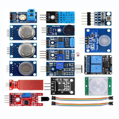 China Smart Home Electronic Product End 16 In 1 Sensor Module Shield Electronic Components Learning Initiator Kit Suite For Raspberry Pi for sale