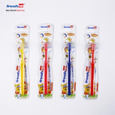 China Colorful worm children's toothbrush 052 popular handsome toothbrush manual smile for sale