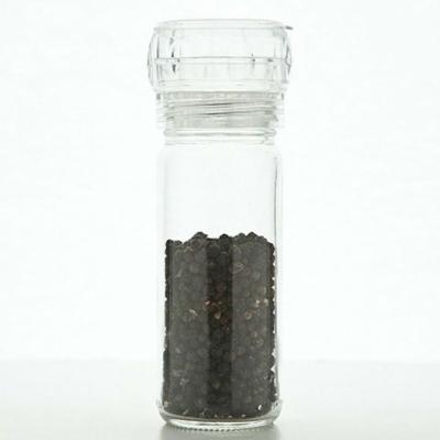 China Viable Customized Disposable Glass Grinder 100ml Pepper, Salt and Pepper Grinder for sale