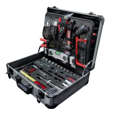 China Hot Selling 120pcs Workshop/Household Repair Household Tool Kit Aluminum Car Repair Tool Box DIY Tool for sale