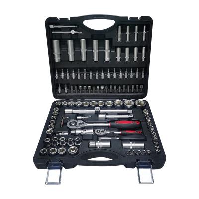 China Workshop/household repair 108pcs crv quality socket wrench tool kits for car socket set/auto tool kit for sale