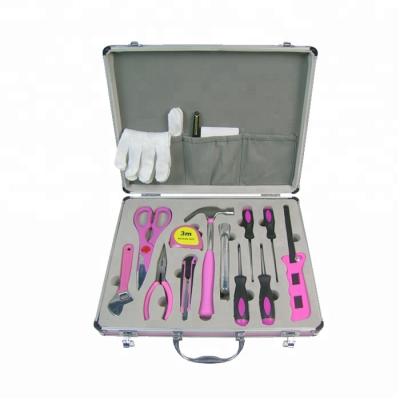 China Pink Workshop / Household Repair 19PC Tool Kit , Household Tool Kit for sale