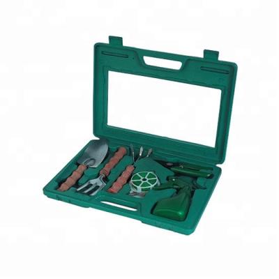 China RTTOOL Mini Garden Tool Kit Customized 6pcs Kids Plastic Garden Tool Set Small Garden Tool Set for sale