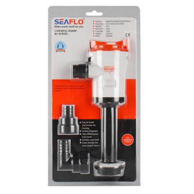 China SEAFLO Portable Fishing Boat Dispenser 12V Cartridge Style Pump 800GPH Aerator Kit for sale