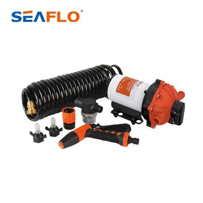 China Marine Seaflo Washdown Kit Motorhome Accessories 12V High Pressure Water Pump For Car Washing for sale