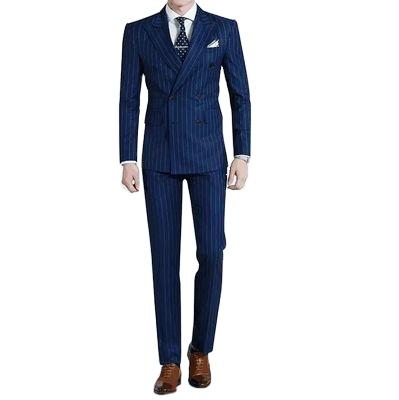 China 2021 Anti-wrinkle New Men's Suits Men's Slim Two-piece British Wedding Groom Dress for sale