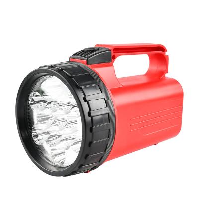 China 8-10H Wholesale IP4 Handheld Waterproof 13 LED 4*D Battery Outdoor Portable Floodlight Working Light for sale