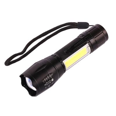 China Waterproof Zoomable Aluminum Alloy T6 LED 300 Lumens IP44 Magnetic Outdoor Flashlight From Magnet Factory Suppliers for sale