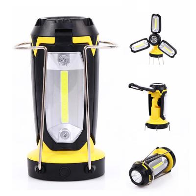 China Carry Popular Work Light Portable Daily COB Rechargeable Led Work Light LED Outdoor Work Light With Hook Led Work Light 3*COB Folding LED 80 White for sale