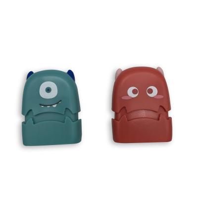 China Toy Stamp & 2022 Custom Office Stamp New Product Monster Toy Cartoon Cloth Rubber Stamp for sale