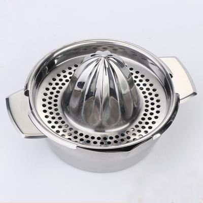 China Viable Custom Logo High Quality Hand Commercial Kitchen Manual Stainless Steel Lemon Squeezer for sale