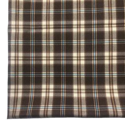 China Wicking 280gsm 2%spandex 98%polyester all season style classic english shirt dress coat check fabric for sale