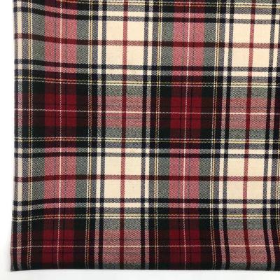 China Wicking 380g/m 250gsm all season plaid worsted fabric 28%wool 50%polyester 17%rayon for sale