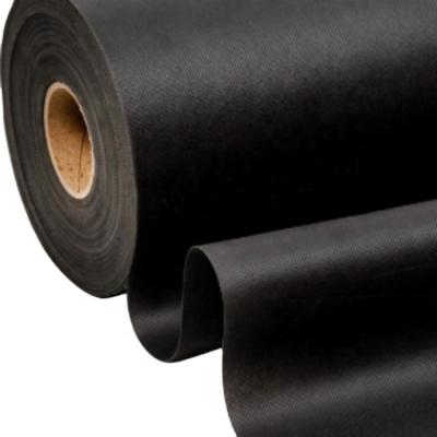 China 260mm 175mm Waterproof Black 25GSM Customized Material In Factory Supply Stock Spunbond Non Woven Fabric for sale