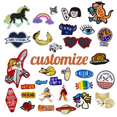 China Handmade Personalized Custom Design Logo Embroidered Border Computer Embroidery Patch For Franc Apparel Uniform for sale