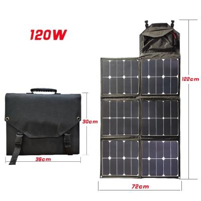 China PET hot sale 120w portable foldable flexible lamination house to use solar panels from China for sale