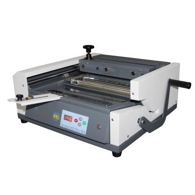 China 56CM*56CM*26CM Semi-automatic Book Desk Perfect Binding Binding Machine Glue Office A4 Binding Machine for sale