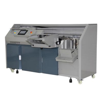 China auto feeding paper cover hot melt glue book binding machine TR-270G for sale