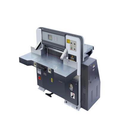 China TRPC780DW-7 Printing Stores Double Digital Display Double Worm Wheel Guide Paper Cutter for sale