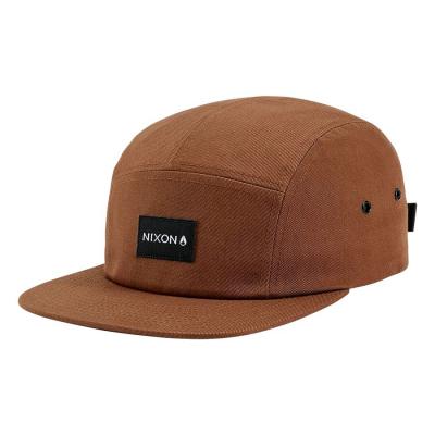 China COMMON Customize High Quality Flat Brim 5 Panel Hat Private Label , Cotton 5 Panel Hat Custom Brand Logo for sale