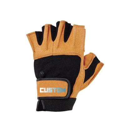 China Women Training Gym Gloves Men Sports Fitness Weightlifting Workout Gloves Gym Logo Easy Washable Leather Custom Unisex Removal for sale