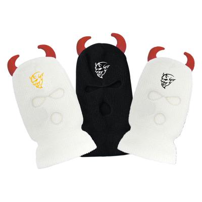 China Holiday COMMON Decoration Unique Ski Mask With Ears Balaclava 3 Hole Face Ski Mask for sale