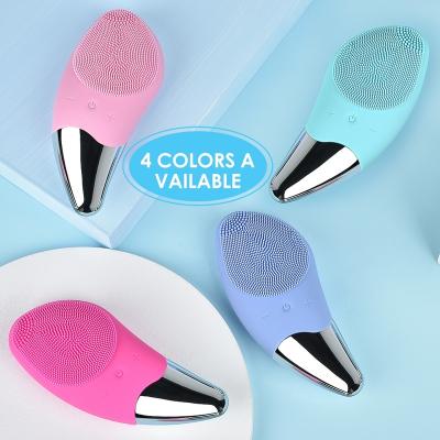 China Beauty Tools DEEP CLEANING Hits 2 in 1 Face Massager Face Scrub Wash Brush Detergent Instrument Cleaning Facial Remover for sale