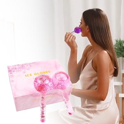 China 2022 Face Lift Massager Facial Globes Freeze Ice Roller For Face Massager Tool for sale