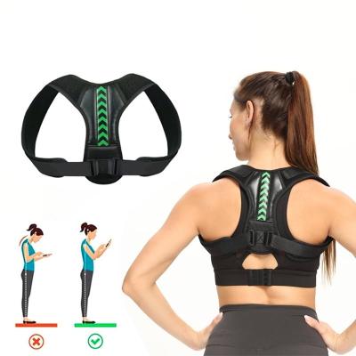 China Fully Unisex Adjustable Light Weight Corrector Brace Adjuatable Back Posture Support Belt For Women for sale