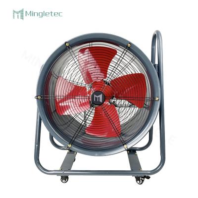 China Energy saving 12 16 20 inch post type portable industrial axial fan exhaust fan frequency converter with control speed for sale