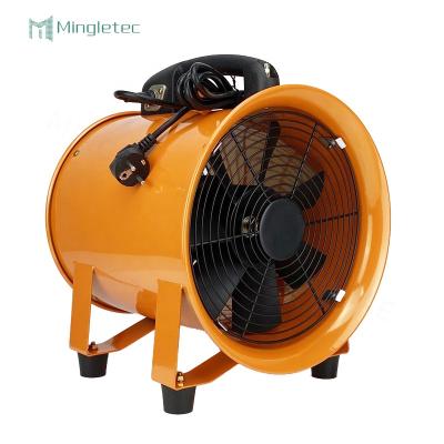 China Hotels 8 10 12 16 18 inch Cylinder Heavy Duty Industrial Portable Fan Axial Exhaust Fan for sale