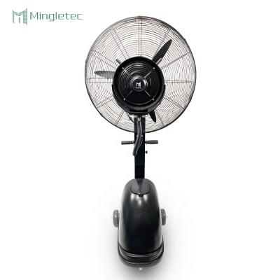 China Air Cooling Waterjet Industrial Mist Fan 20 26 30 Inch Plant Outdoor Electric Air Cooling Waterjet Industrial Mist Fan Rack for sale