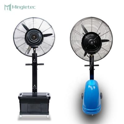 China Air Cooling Water Spray Industrial Stand Mist Fan Mix New Style Factory Electric Outdoor Industrial Mist Fan Directly Sale Water Stand for sale