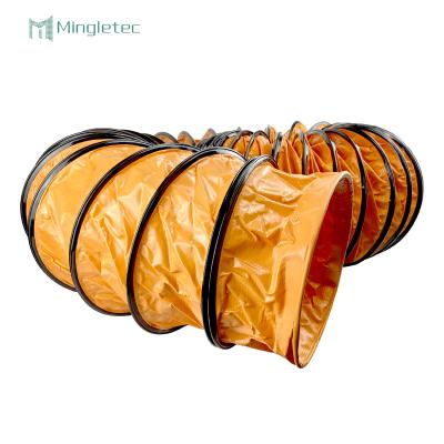 China Modern Flame Retardant Flexible PVC Sprial Ventilation Flexible Steel Air Duct for Tunnel/Laboratory/Poultry House for sale