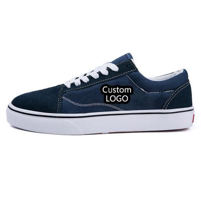 China Damping Custom Brand Casual LOGO Canvas Casual Shoes Tennis Walking Shoes NEW Fashion Style Canvas Sneakers for sale