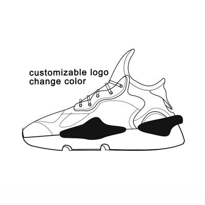 China Custom Cushioning Your Brand Retro Trend Air Classic Cusion Luminous Fashion Shoes Mens Breathable Sneakers for sale