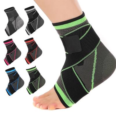 China 1pc Weightlifting Exercise+Sports Breathable Nylon Anti Sprain Adjustable Ankle Brace For Basketball Exercise Sport Protector for sale