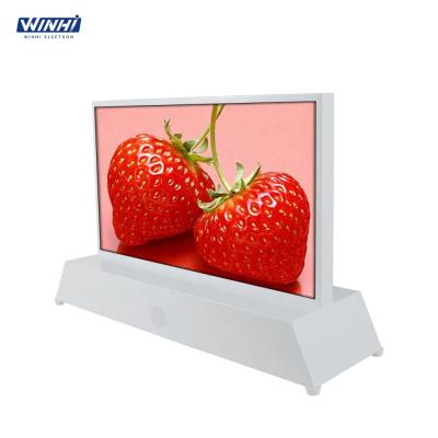 China New 21.5 Inch Indoor HD Video Game Advertising Display Dual Sync Shopping Mall Audio Sided Digital Signage for sale