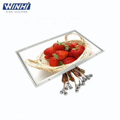 China Indoor 21.5inch 12 Pcs Metal No Button HD Advertising Screen Led Photo Booth VCR for sale