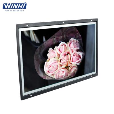 China 18.5 Inch Wall Mount Open Frame Metal Case Metal Case HD LCD Monitor Shopping Mall Advertising Equipment PT185MD-1 for sale