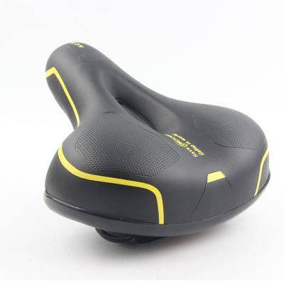 China New design polyurethane best sale cheap comfortable orange color bicycle seats/MTB bicycle saddle/recycling seats for sale