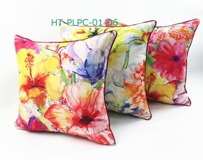 China Noble New Style Decorative Sofa Car Personalized Floral Custom Printed Cushion Covers for sale